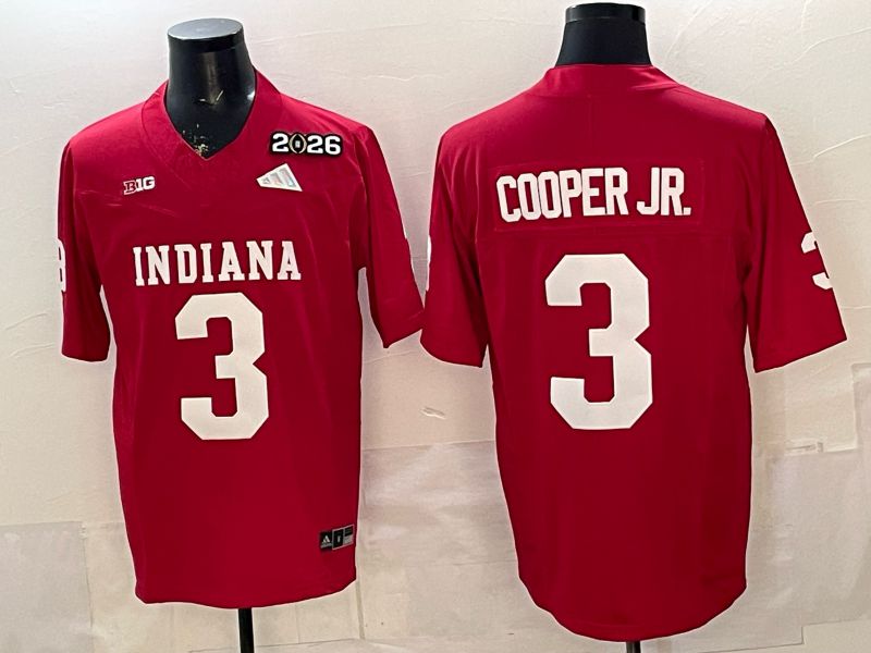Men 2026 Ohio State Buckeyes #3 Cooper jr Red 3th generations Limited NCAA Jersey 08->ncaa teams->NCAA Jersey